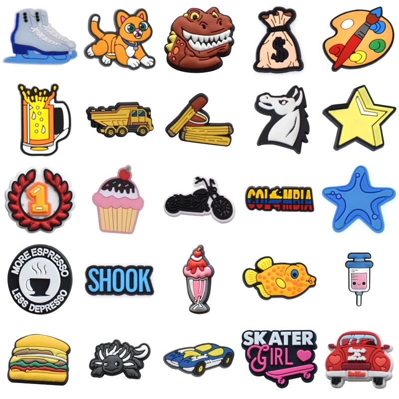 

Kids Para Pins Gifts Packs Women Charm Men Decorations for Crocs Shoes Accessories Shoe Charms Set Jeans Boy Girl Wholesale Bulk