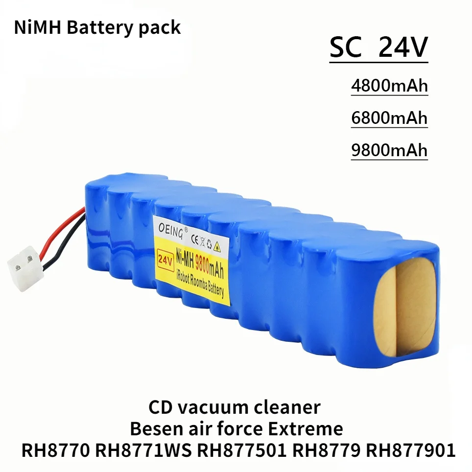 

Nieuwe 9800Mah Voor Rowenta 24V Nimh Accu Cd Stofzuiger Besen Air Force Extreme RH8770 RH8771WS RH877501 RH8779 RH877901