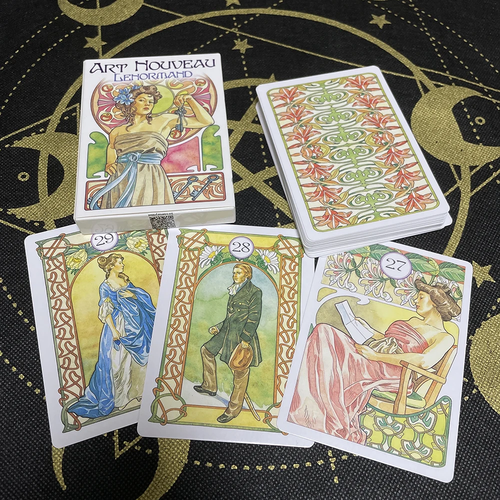 Sleeve Mini Italian Spanish French German Russian Tarot Oracle Deck for Beginners 36 Divination Cards Free Shipping