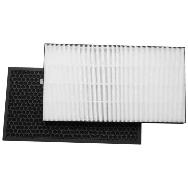 Комплект из 2 шт. подходит для фильтра очистителя воздуха Sharp KC-D50 KC-E50 KC-F50 HEPA-фильтр