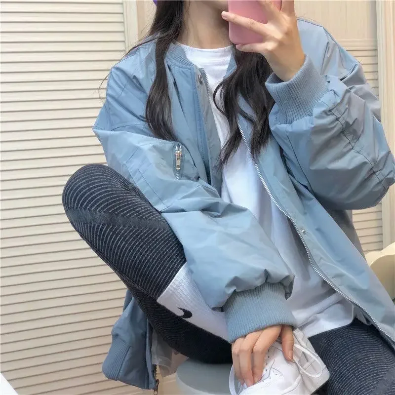 Женские бейсбольные пальто-авиаторы новые зимние женские куртки-бомберы