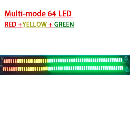 

Музыкальный индикатор уровня звука 64 LED