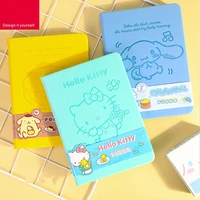 new sanrio pom pom purinkt cat cinnamoroll embossed book cute anime character diary b6 notebook kids notepad girls cute gift