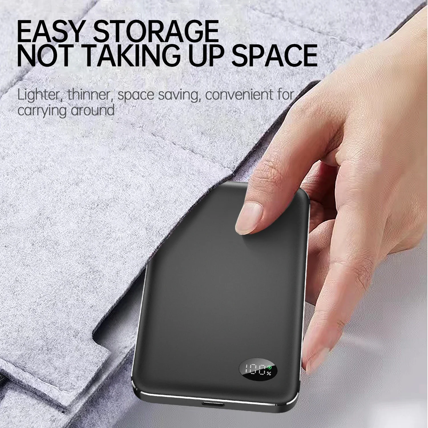 Портативный источник питания Быстрая зарядка аккумулятор для сотового телефона