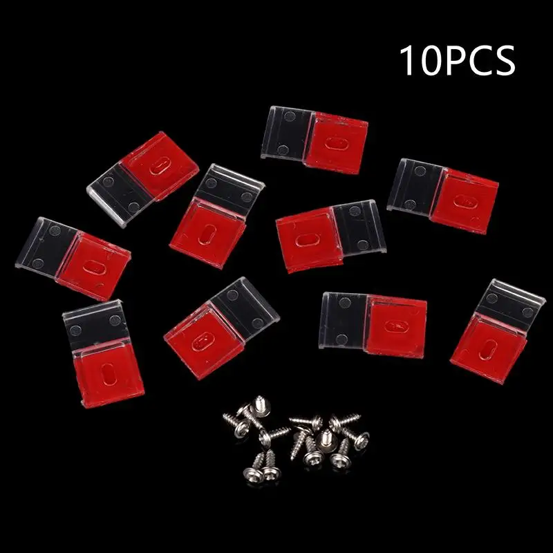 

10 Pcs Clip With Screw For 10mm PCB LED Light Strip WS2812B WS2811 FCOB COB SK6812 RGBW Wire Bundle Holder Tie Mount Connectors