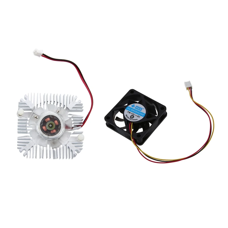 

HOT-PC VGA Video Card 2 Pin Cooler Cooling Fan Heatsink 4800 RPM With 60X 60X15mm 3 Pins Cooling Fan W Metal Finger Guards