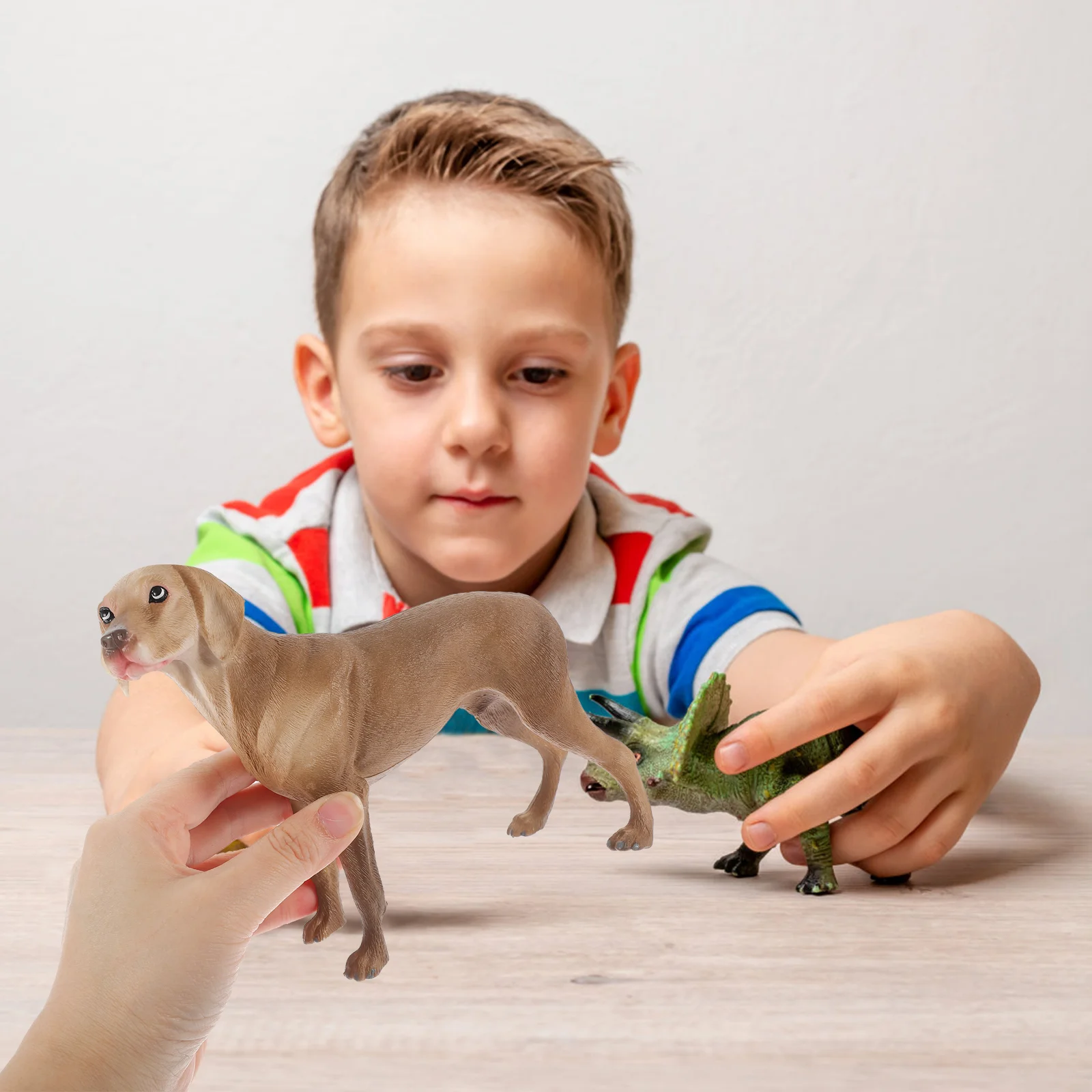 

Simulation Pet Dog Book Shelf Decoration Toy Household Office Figurines Simulated Model Resin Decorative Statue