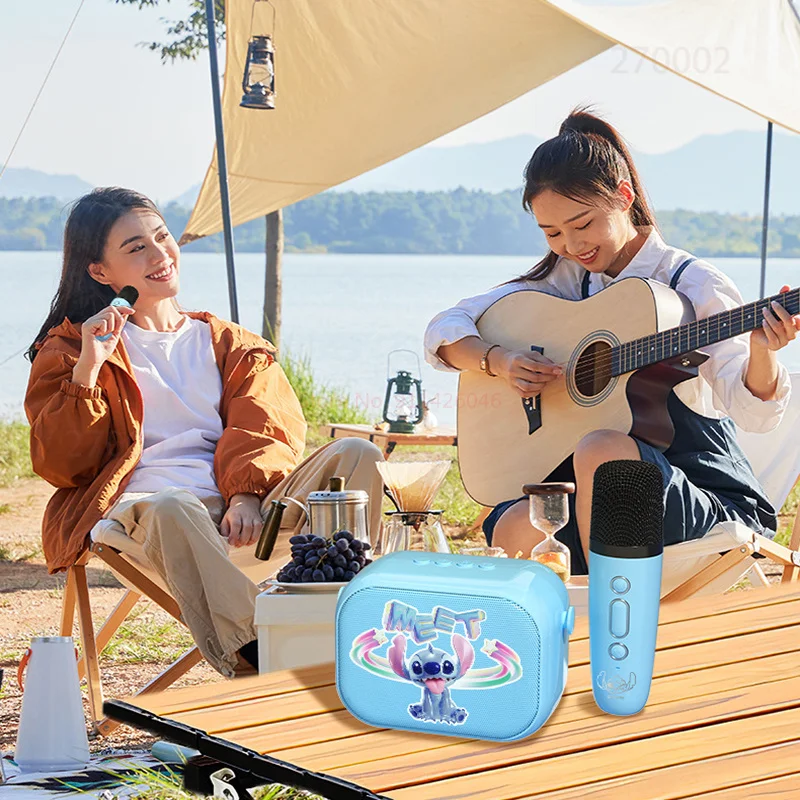 Мини-беспроводной Bluetooth-микрофон Disney динамик универсальный набор долговечный