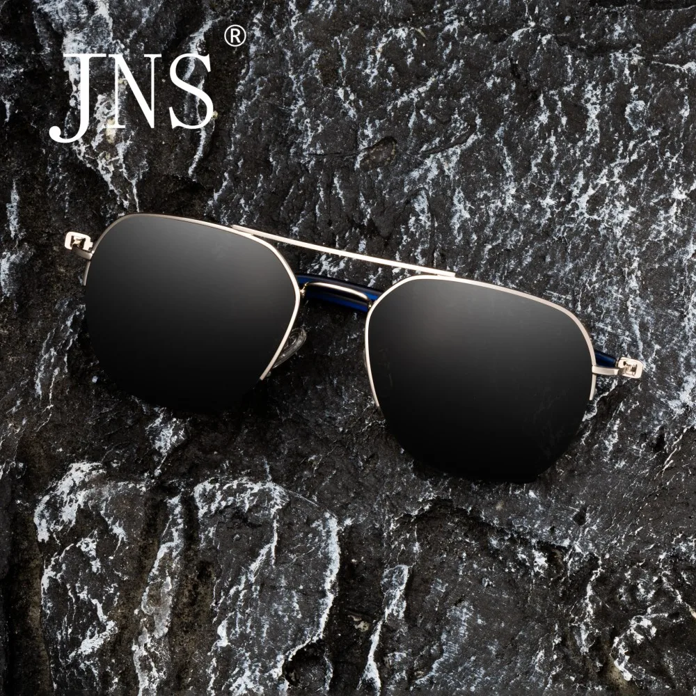 JNS Роскошные металлические солнцезащитные очки UV400 классический брендовый