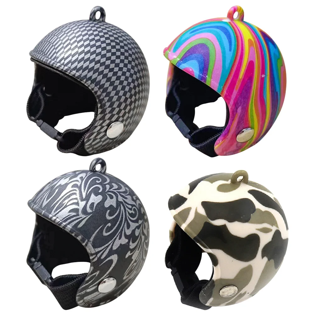 

Mini Creative Chicken Small Chickens Safety Hard Hat Parrot Protection Pet Funny Motorcyle