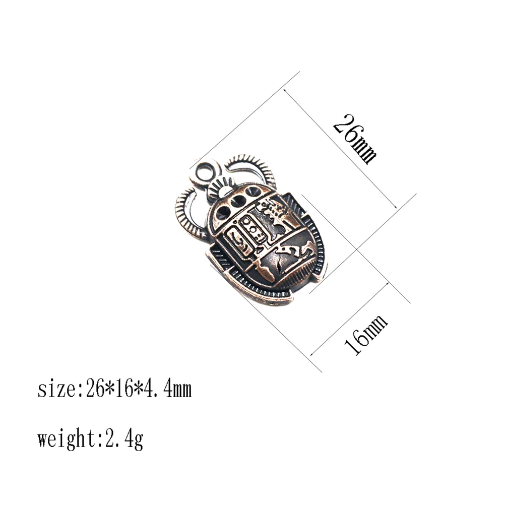 20 шт. фурнитура для ювелирных изделий в Древнем Египте крошечный жук скульптура