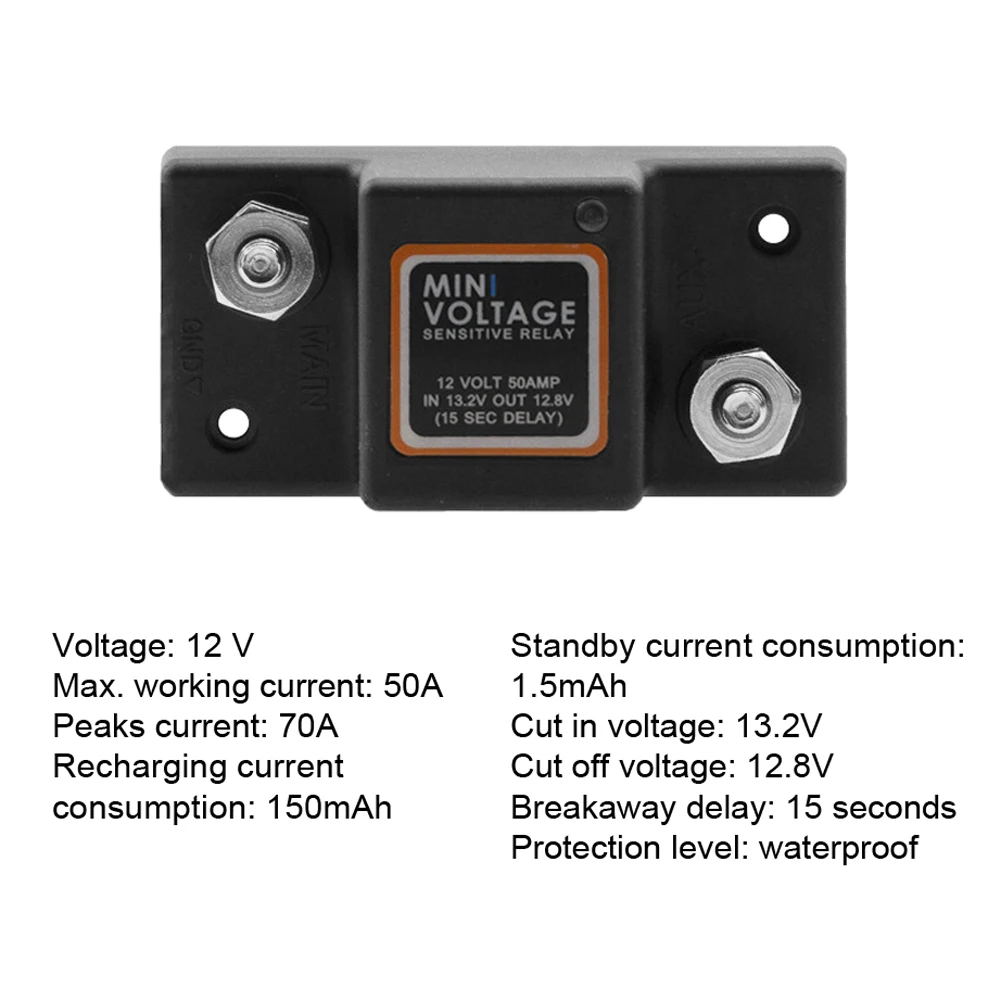 

12 в VSR чувствительное к напряжению реле автомобильные детали умный двойной защитный изолятор батареи