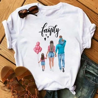 2022 new women t shirts summer funny happy family mama mom mother clothes graphic t tshirt top lady print female tee t shirts
