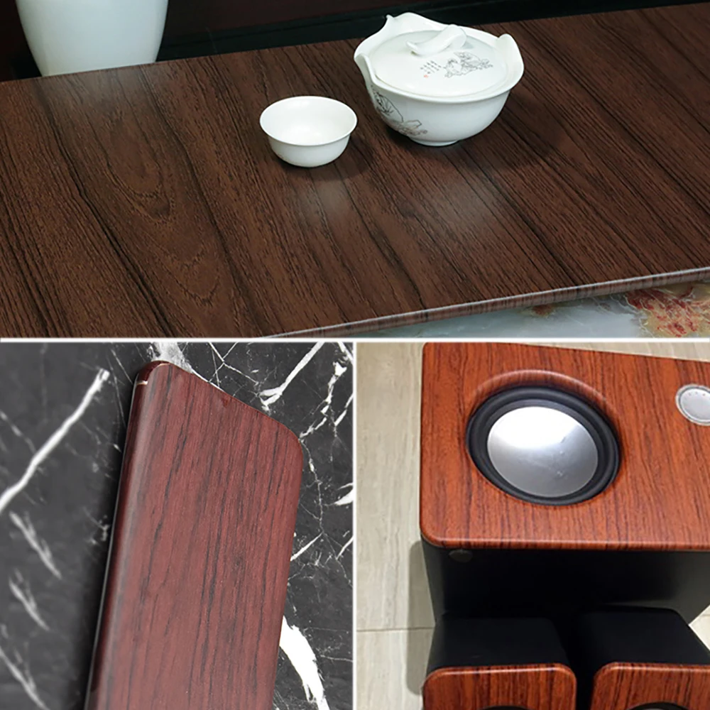 Самоклеящиеся виниловые пленки с текстурой под дерево 30/10*100 см декоративные