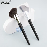 fan makeup brush face contour bronzer make up highlighter brush synthetic hair contour blush highlighter kabuki makeup tool