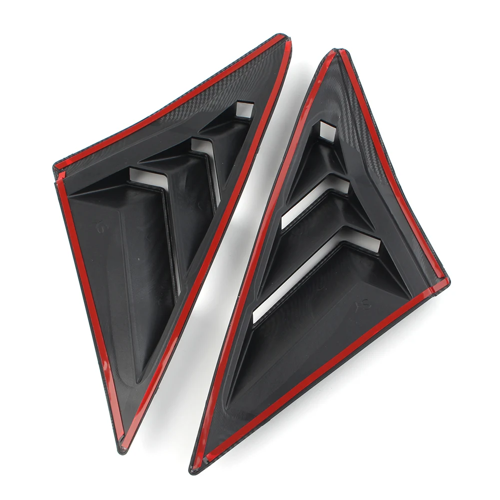 1 пара автомобильных задних боковых вентиляционных окон жалюзи декоративные