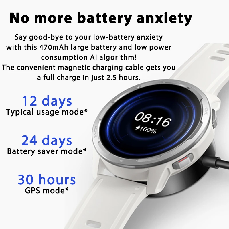 Умные часы Xiaomi Mi Watch S1 активные Смарт-часы с GPS 470 мАч AMOLED дисплей 1 43 дюйма Bluetooth 5 2