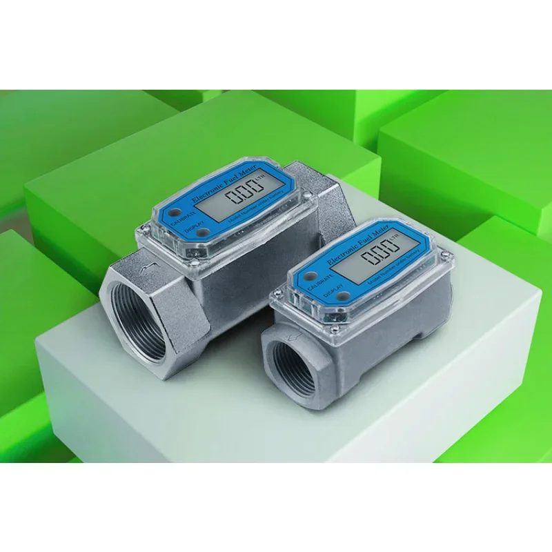 Турбинный Расходомер воды 1 дюйм/1 5 дюйма с цифровым ЖК-дисплеем резьбовой