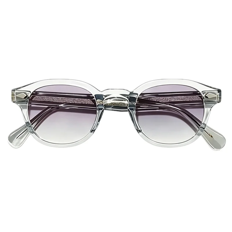 Фото Новые цветные тонированные солнцезащитные очки Johnny Depp UV400, модные очки в стиле New York Hipster для мужчин и женщин, подходят для установки линз по рецепту №2