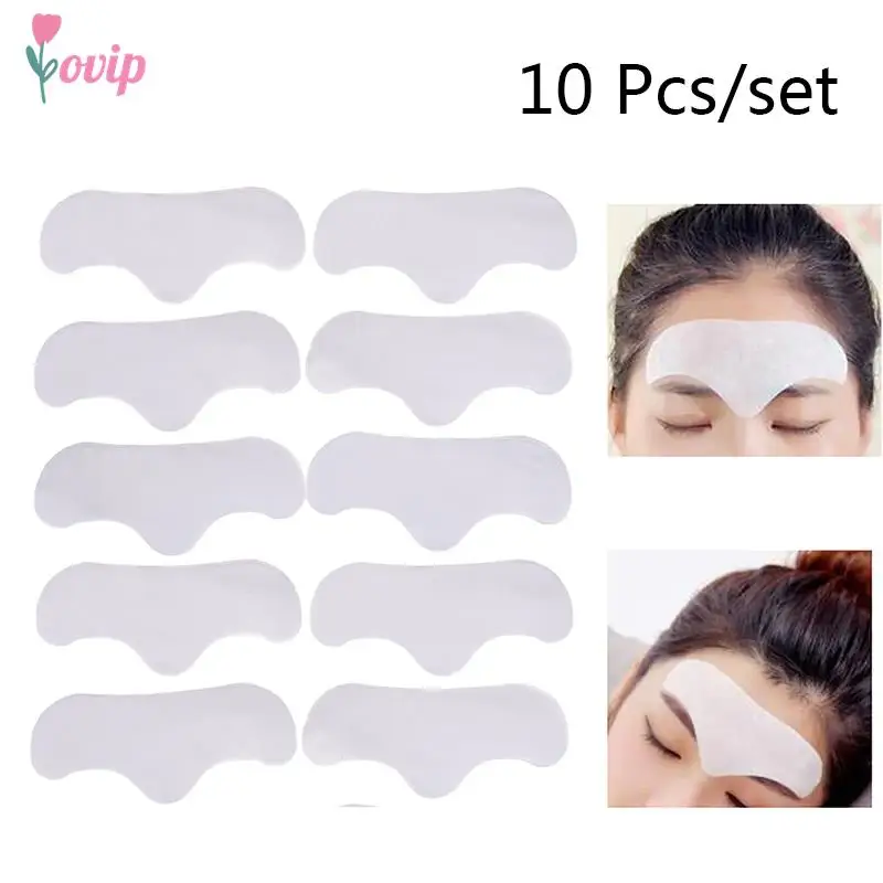 

10Pc Anti-Wrinkle Forehead Pad Patches Reusable Moisturizing Stickers Anti-Aging Wrinkles Smoothing Locking Moisture Moisture