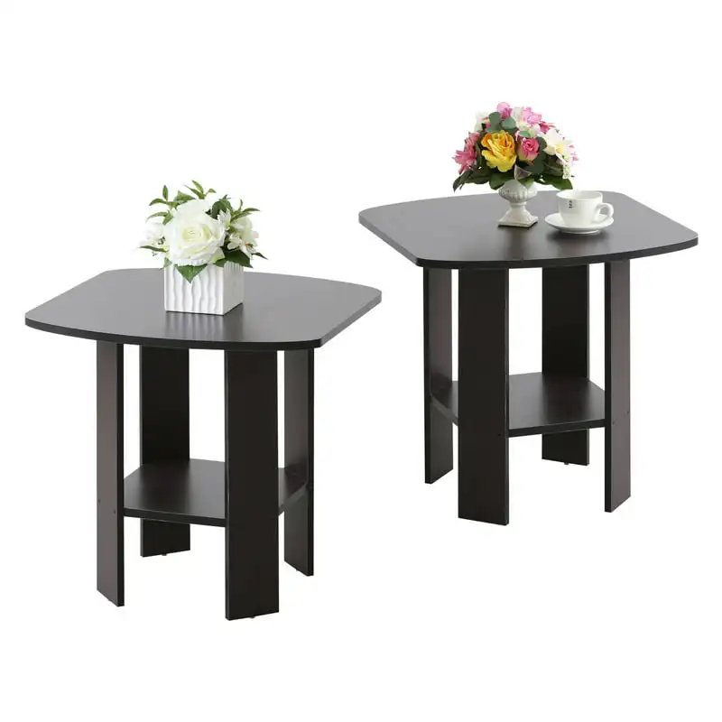 

Design End/Side Table, French Oak Grey, Set of 2