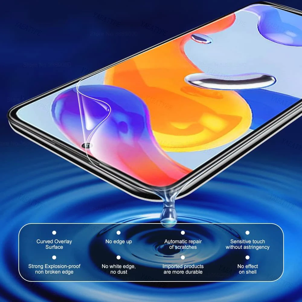 Гидрогелевая пленка для Xiaomi Mi 13 12T 11T 10T 9 Pro 12 11 Lite задняя Защита экрана Redmi Note 10 Plus