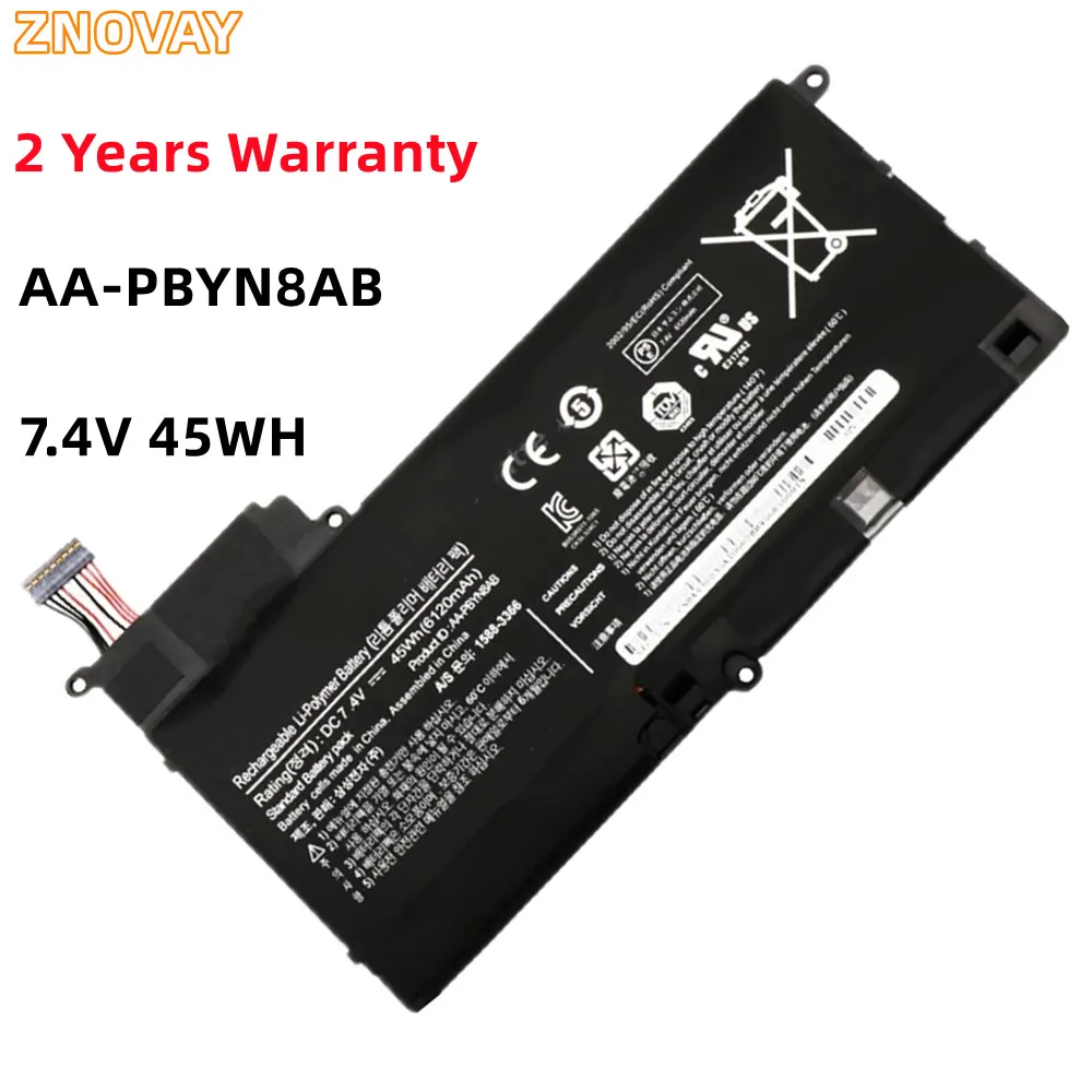 

ZNOVAY AA-PBYN8AB Laptop Battery For Samsung 530U4B 535U4C NP530U4B NP530U4C NP535U4C NP520U4C NP530U4C-A08RU 7.4V 45Wh