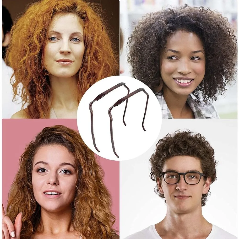 

Обруч для волос средней длины для мужчин и женщин, невидимый обруч с кудрявыми густыми волосами, инструмент для фиксации прически, аксессуары для волос