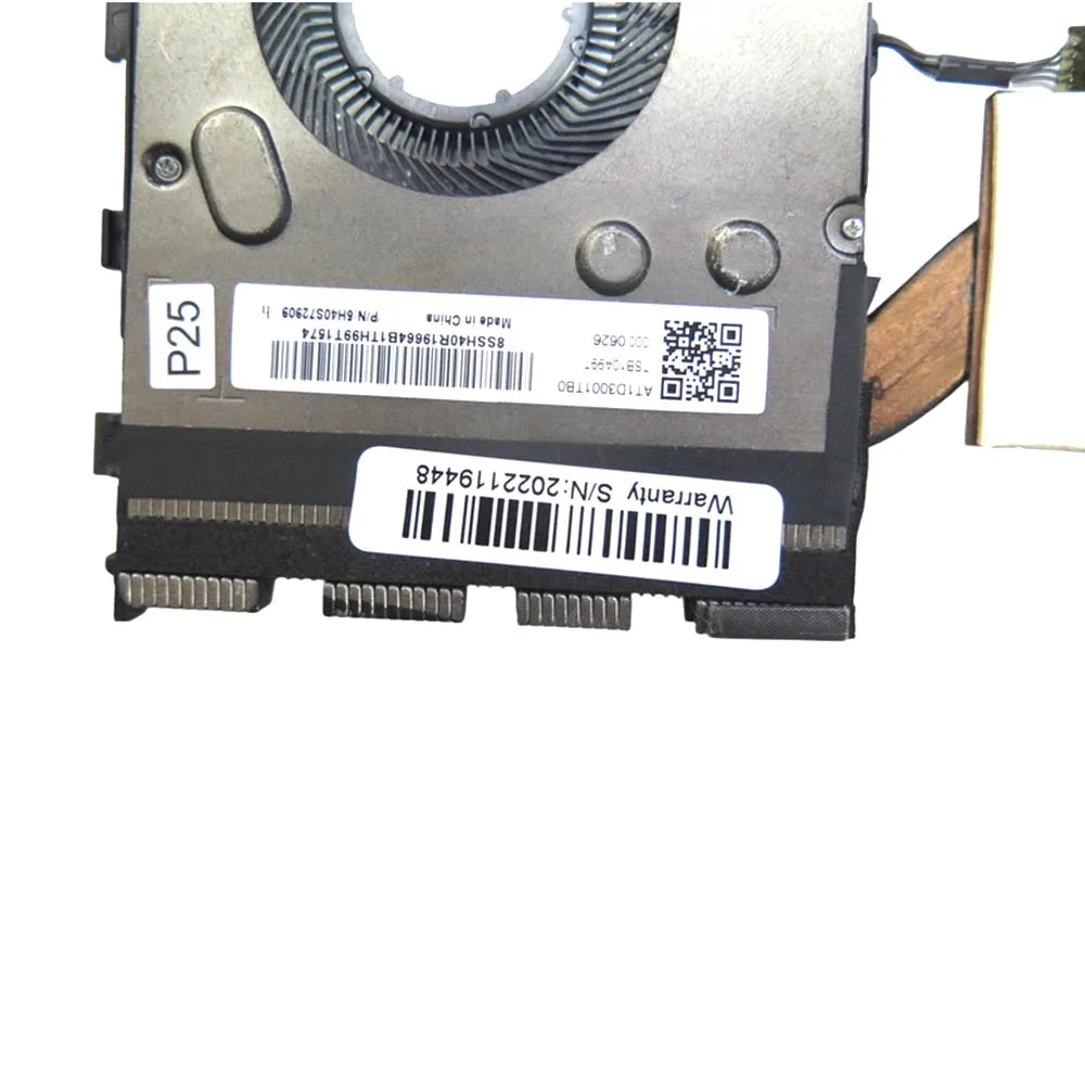 Фото Для ноутбуков Lenovo ThinkPad E14 20RA 20RB / E15 20RD 20RE 5H40S72909, а также для ноутбуков Toshiba: радиатор и вентилятор (производство DIS) №4