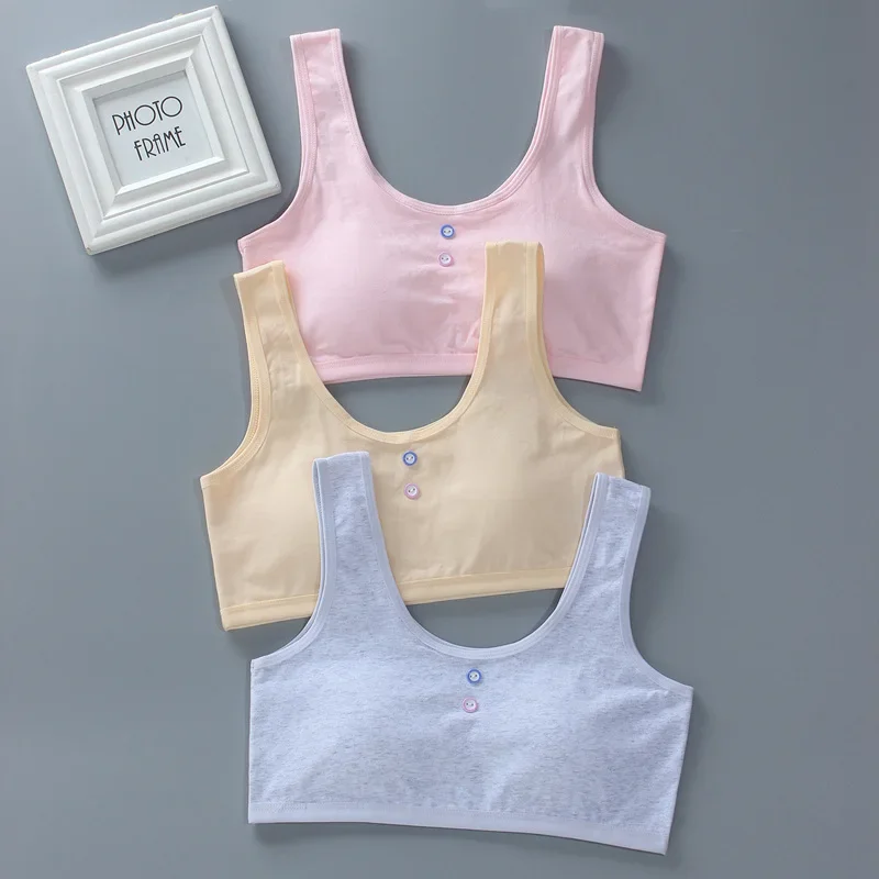 

Бюстгальтер для девочек-подростков, майка для прочных девушек 50-70 кг, спортивный бюстгальтер из чистого хлопка увеличенного размера 12-18 лет, одежда для девочек-подростков