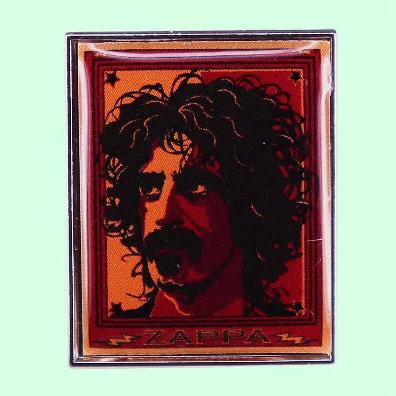 

American Composer, Singer-songwriter Frank Metal Bag Accessories Enamel Pin Wrap Clothing Lapel Brooch Exquisite Fashion Jewelry
