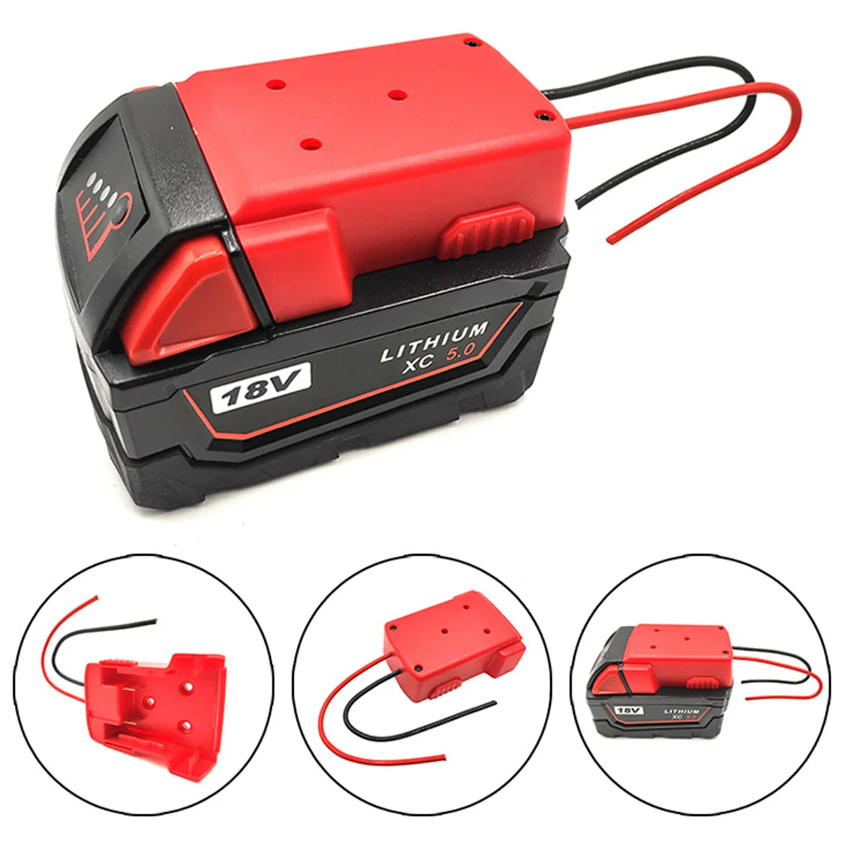 1/2 шт. адаптер для литий-ионной батареи Milwaukee M18 18 в