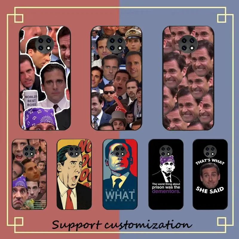 

Michael Scott The Office Phone Case for Redmi 5 6 7 8 9 A 5plus K20 4X S2 GO 6 K30 pro
