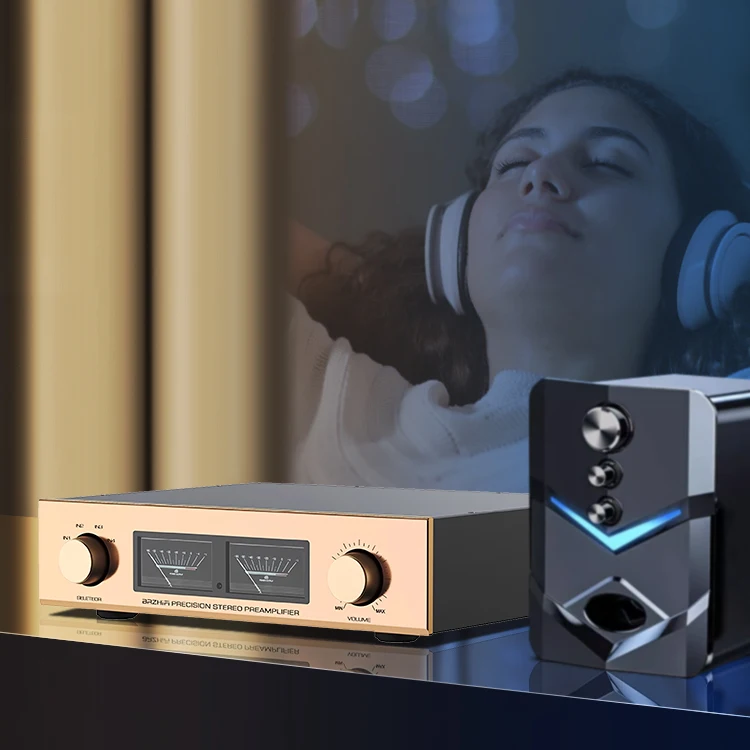 

BRZHIFI Factory Duplicate Accuphase C-245 line fully balanced remote control before power amplifier HiFi level preamplifier