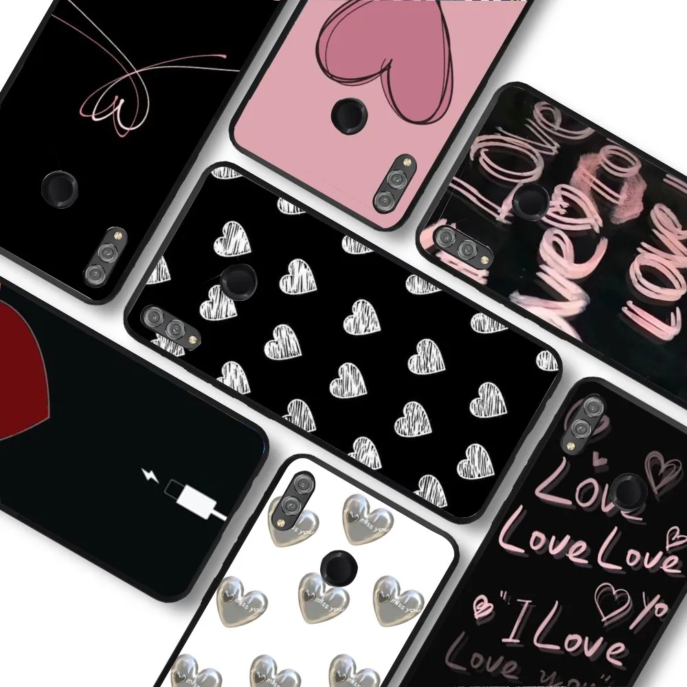 

love Phone Case For Huawei Honor 10 lite 9 20 7A pro 9X pro 30 pro 50 pro 60 pro 70 pro plus