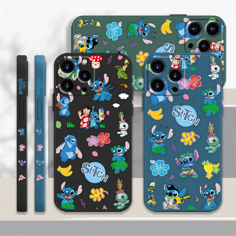 

Liquid Soft Stitch Easy Art Case For Apple iPhone XS 7 11 8 Plus 14 13 Pro Max XR 12 X 6 5 SE SE2 6S 5S SE2022