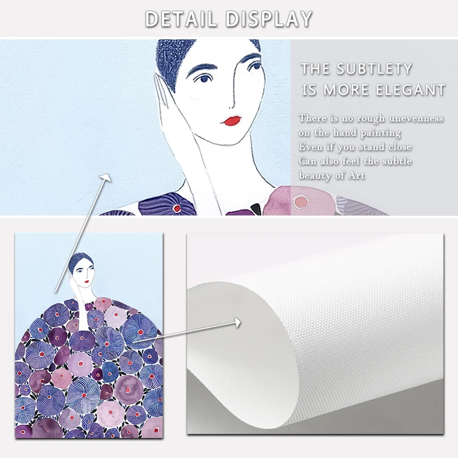 Абстрактный портрет минимализм женщина покрытая цветами фигурка искусство