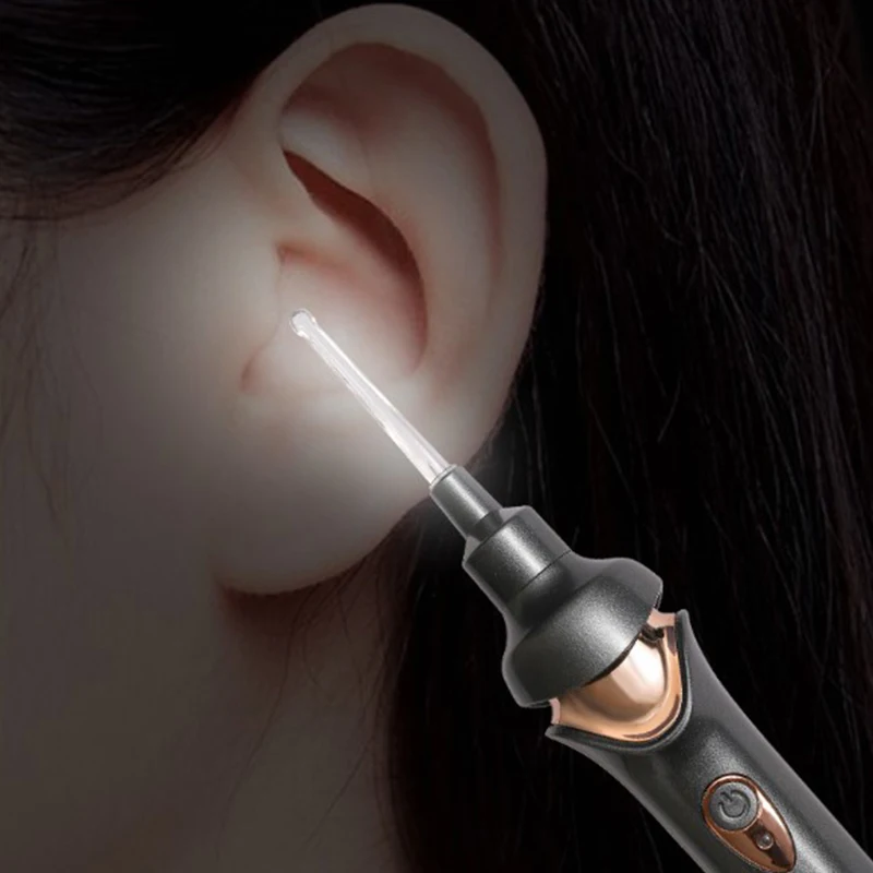 

Electric Ear Cordless Safe Vibration Painless Vacuum Ear Wax Pick Cleaner Remover Spiral Ear Cleaning Device Dig Wax Earpick