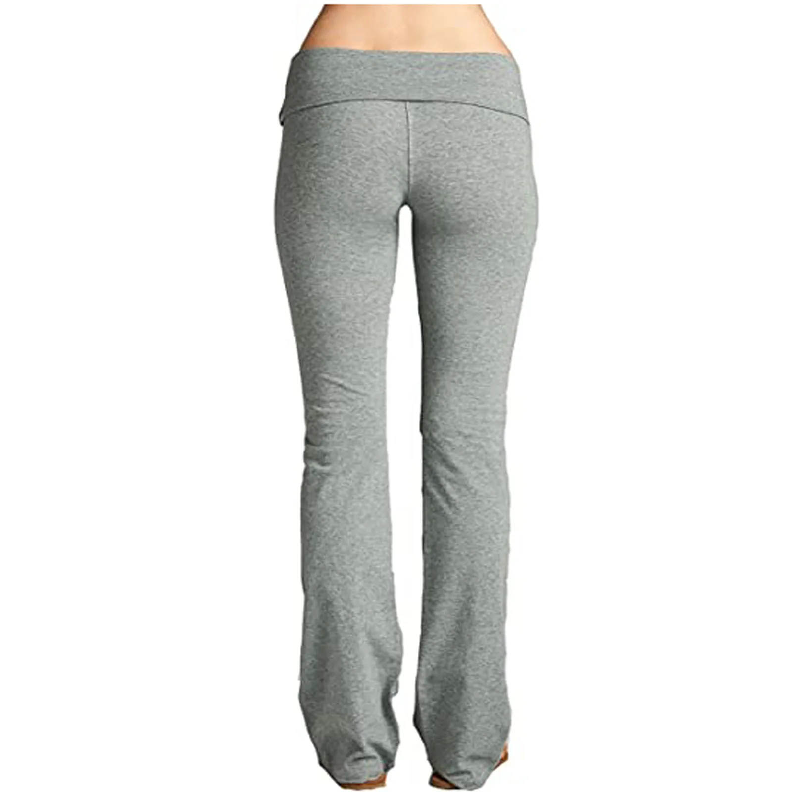 

Women's Solid Color Flared Wide-leg Yoga Pants Stretch Leggings Fitness Full Length Activity Sportswear sportkleding dames
