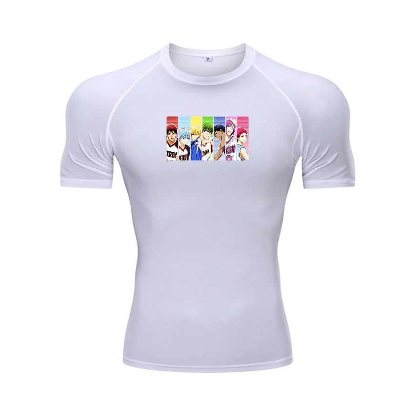 

Футболка в стиле Харадзюку, мужская оверсайз футболка с рисунком куроко и без корзины, с аниме, эстетические рубашки для мужчин и женщин