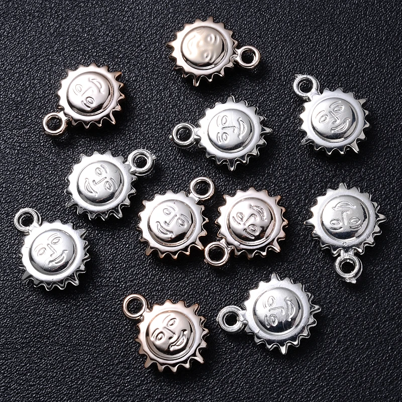 15x19 мм 50-150 шт./лот Пластиковые Подвески в форме подсолнуха, бусины для изготовления ювелирных изделий, подвески, ожерелья, подвески