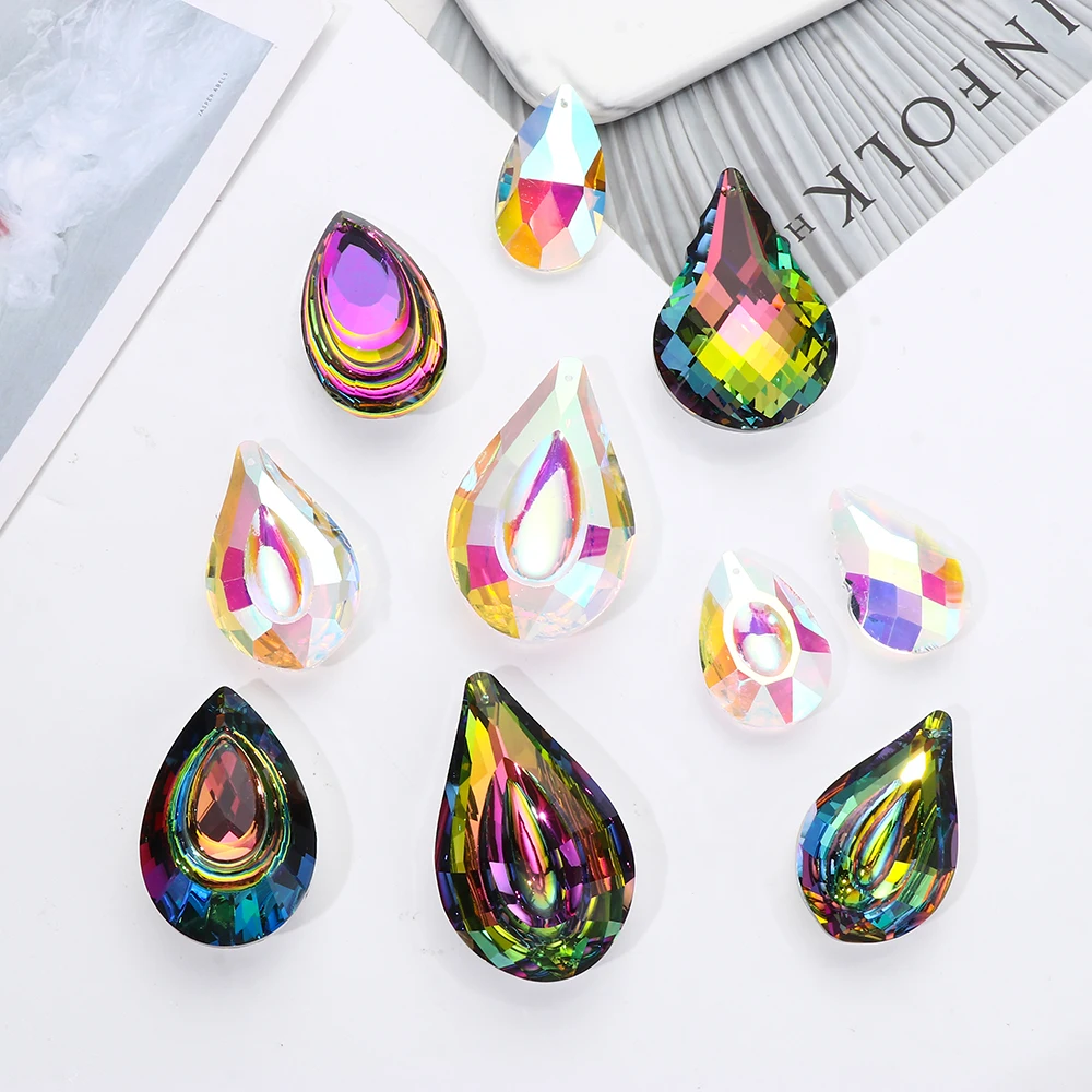 

Люстра K9 Crystal лампа В Форме Призмы Ball, прозрачная восстанавливающая Радуга, Ловец Солнца, аксессуары для освещения, украшение для дома и сада