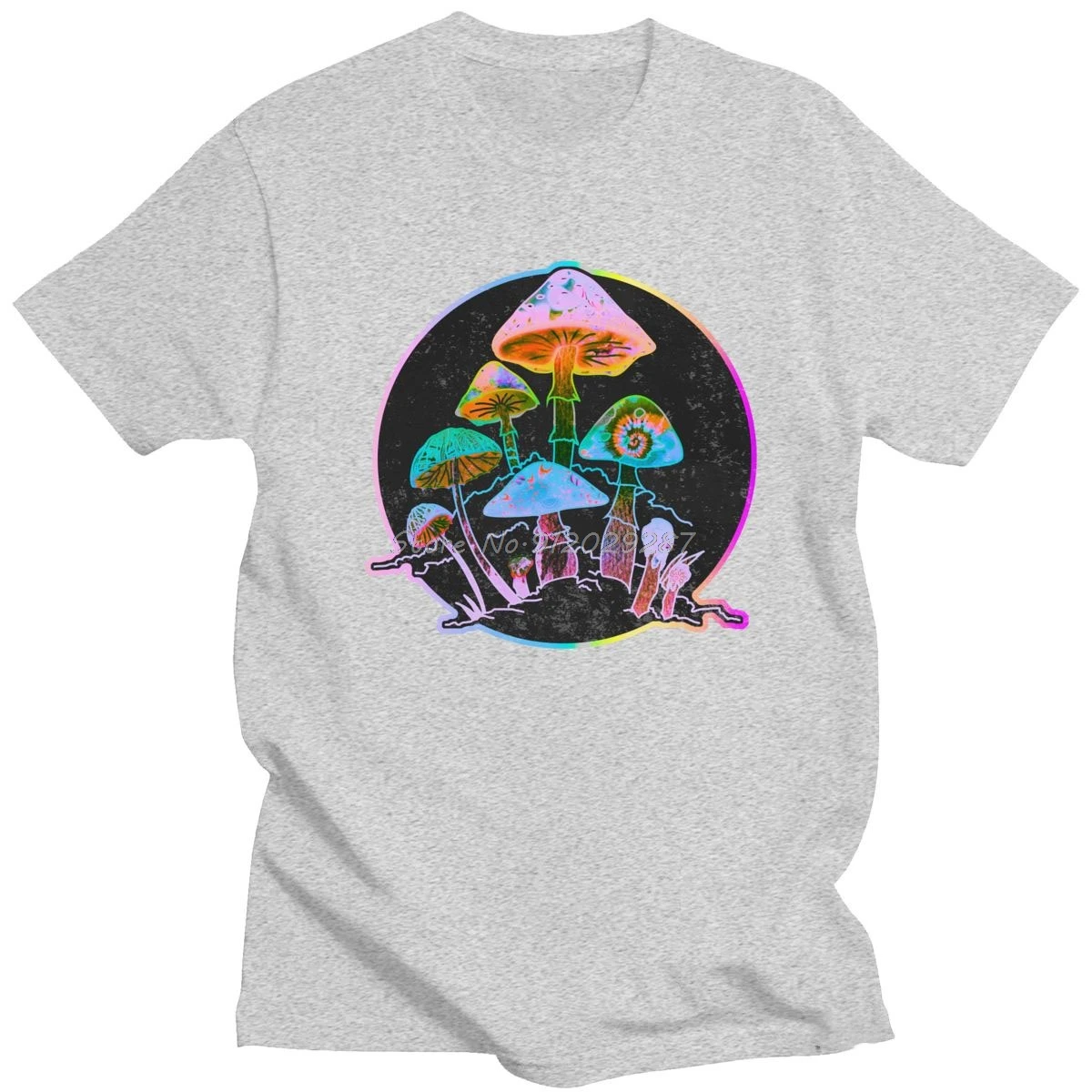 Футболка мужская из мягкого хлопка с круглым вырезом и коротким рукавом - купить