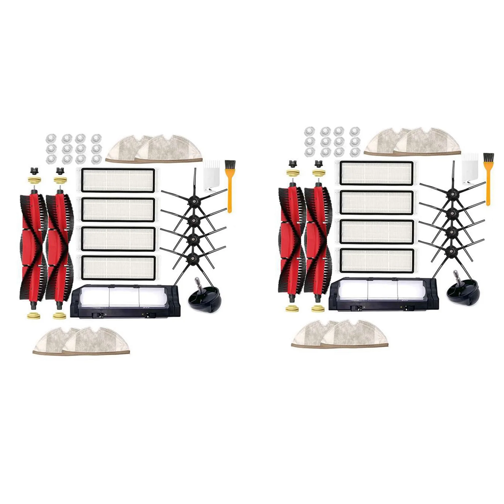 

2 комплекта для S6/MAXV S6 PURE/S5 MAX S5/робота-пылесоса, запчасти для пылесоса, HEPA-фильтр