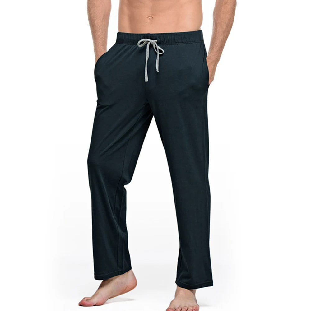 

Male Männlich Pants Zur Seite Fahren Brand New Breathable Homewear Loose Pant Men Pajama Sleep Bottoms Soft Skin