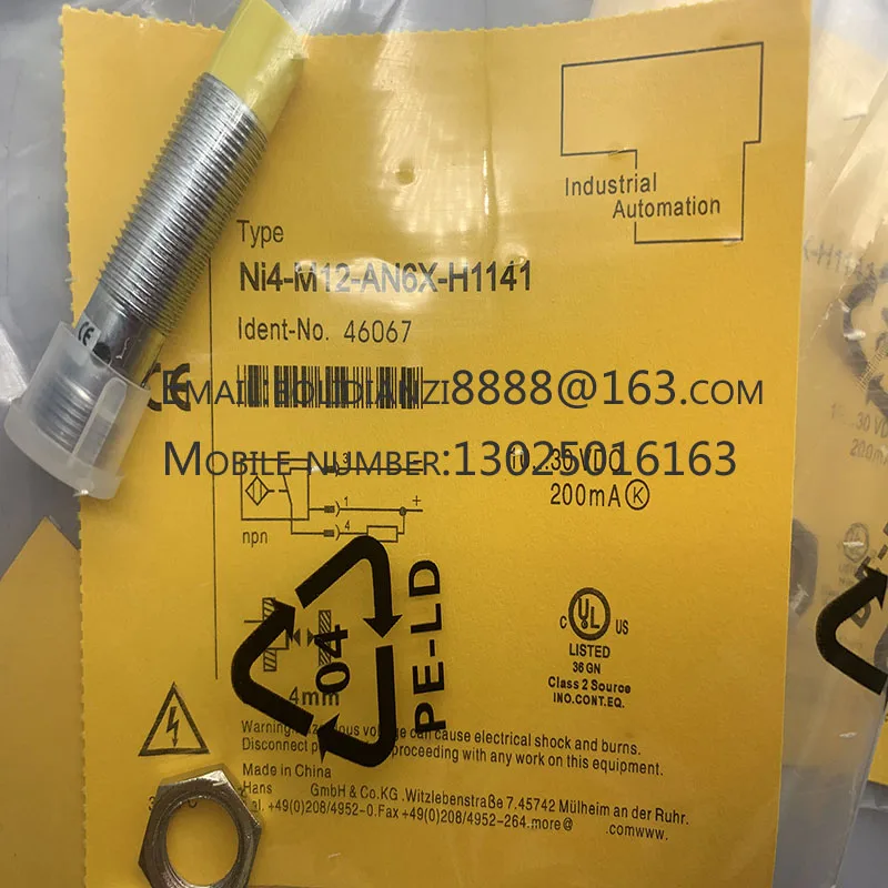 Точечный датчик NI4-M12-AP6X-H1141-H1141 Бесконтактный переключатель