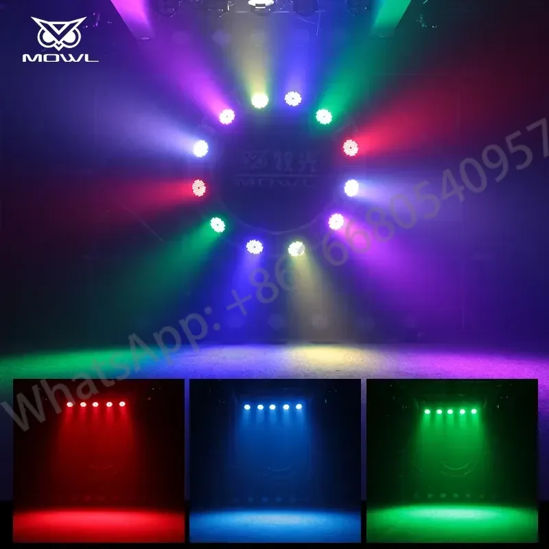 Светодиодный сценический прожектор MOWL 54*3W RGB 3-в-1 DMX512 с звуковой активацией, 54 светодиода, PAR-прожектор (art.: 3920dc6800879) - 3920dc6800879