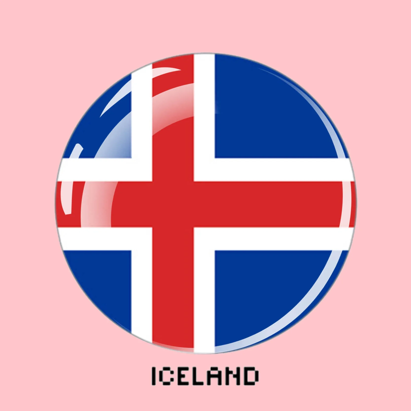 

Магниты для холодильника EQJJYPOC Европейские флаги из стекла