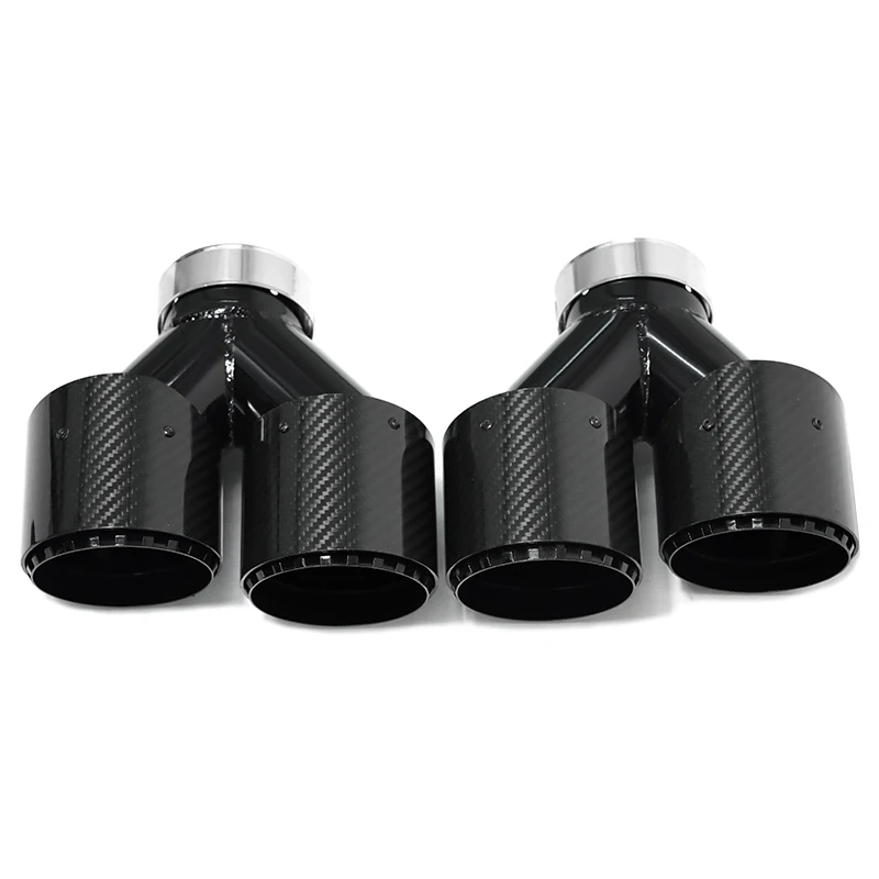 

Четырехнаправленный наконечник выхлопной системы из углеродного волокна для BMW F10 F11 535d 535i 640i 640d, насадка для автомобильной выхлопной системы, наконечник глушителя для настройки выхлопной трубы