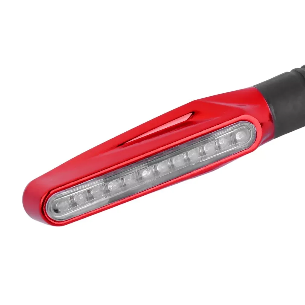 

High Performance 2pcs Universal Motorcycle LED Turn Signal Indicators Amber Blinker Light 12V Motorbike Lamp Super Bright